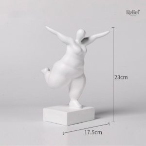 Statue Grosse Femme en résine, design contemporain