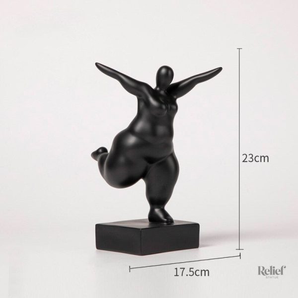 Sculpture Grosse Femme, pièce maîtresse élégante