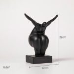 Statue moderne, inspiration féminine en sculpture