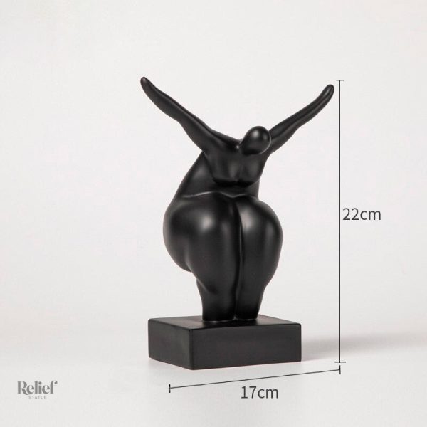 Statue moderne, inspiration féminine en sculpture