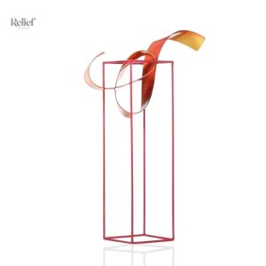 Sculpture en métal design Cocktail