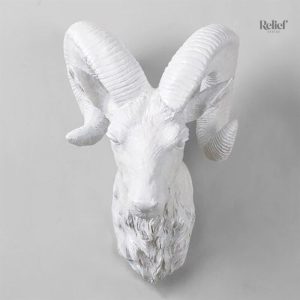 Mouflon stylisé pour décoration murale intérieure