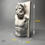 Art mural inspiré de l'homme grec, style antique, 13 cm