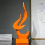 Statue design d'oiseau, pièce unique d'art