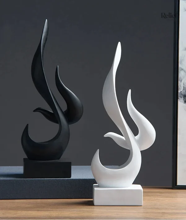 Oiseau décoratif sculpture, expression créative
