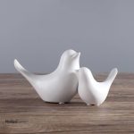Statue artistique d'oiseaux en céramique, décoration intérieure