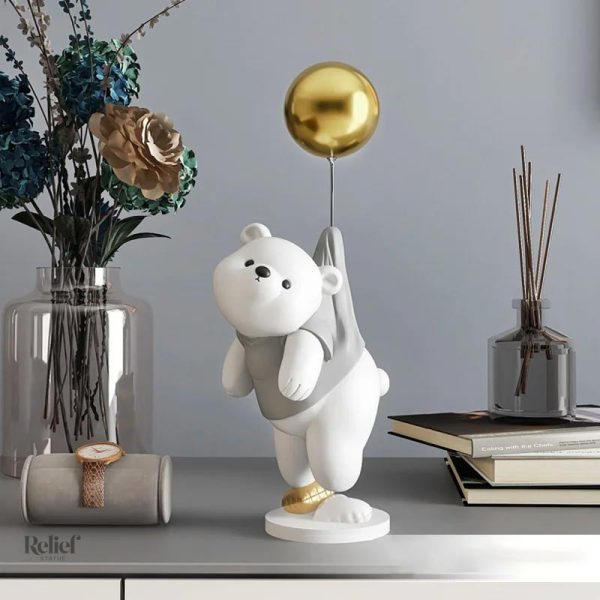 Ours stylisé, pièce artistique unique