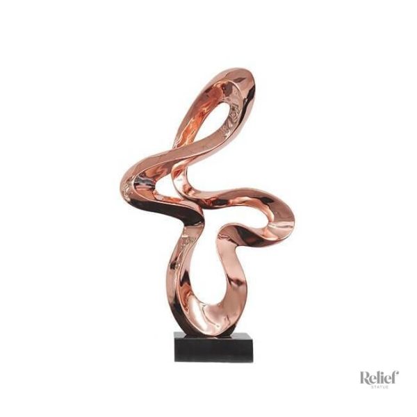 Objet design contemporain 41 cm en sculpture