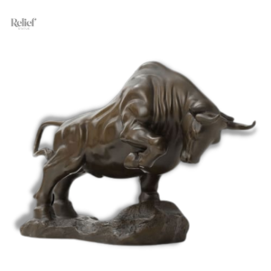 Statue de taureau en bronze deluxe