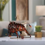 Statue Taureau, pièce artistique pour intérieur moderne