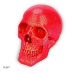 Statue Tête de Mort scintillante 18 cm en décoration