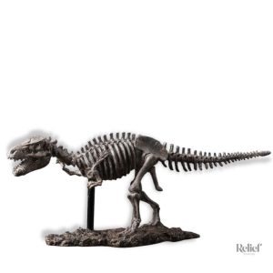 Sculpture moderne de squelette de dinosaure décorative