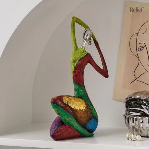 27 cm sculpture femme en décoration contemporaine