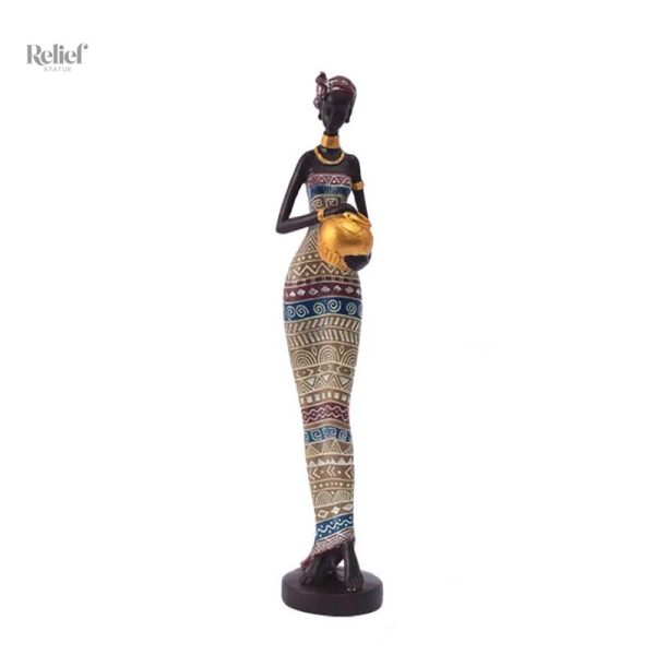 Sculpture africaine sur socle