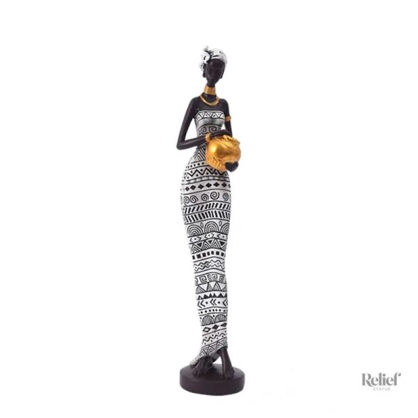 Grande sculpture traditionnelle africaine
