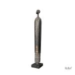 Art africain : statue d'homme en bois authentique