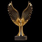 Oiseau majestueux en statue pour la décoration intérieure