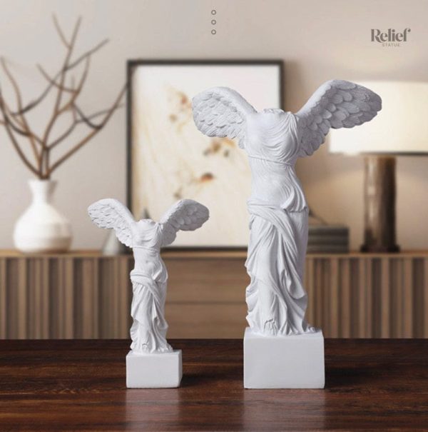 Art décoratif inspiré de la Victoire de Samothrace, 15 cm