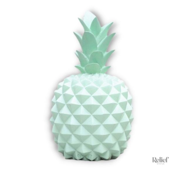 statue-ananas-jaune-1 Sculpture contemporaine ananas d'été pour décoration intérieure
