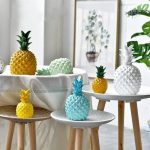 Création contemporaine ananas, art décoratif pour la maison