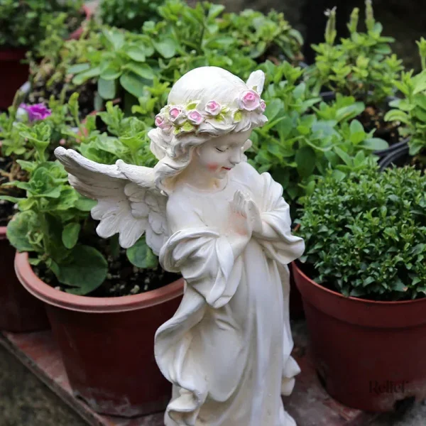 Ange décoratif pour aménagement paysager