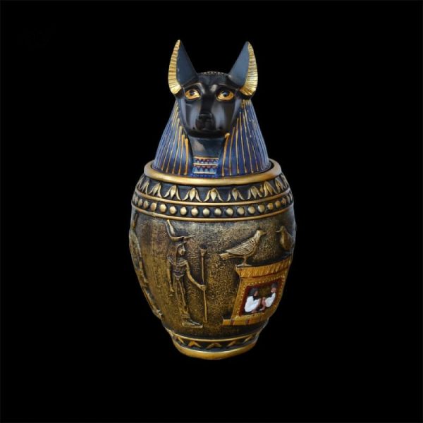 Figurine Anubis, représentante de la mythologie égyptienne