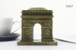 Sculpture métal Arc de Triomphe, modèle réduit 8 cm