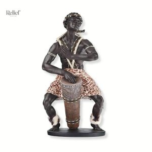 Statue Art Africain en style antique