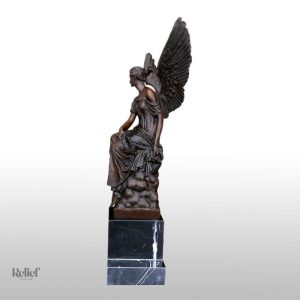 Statue grecque d'Athena en bronze, art classique