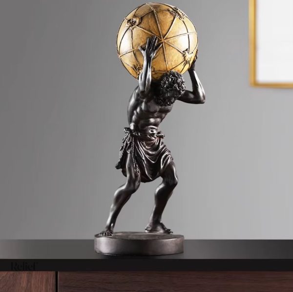 statue-atlas-portant-le-monde-42-cm-1 Statue Atlas portant le monde, 42 cm, style antique