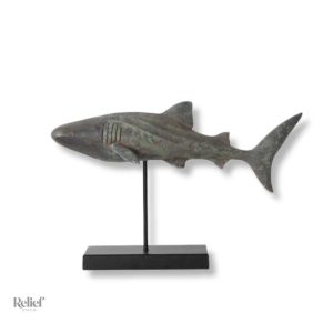 Statue baleine décorative en résine pour intérieur