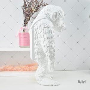 Statue de gorille de 36 cm pour décoration intérieure