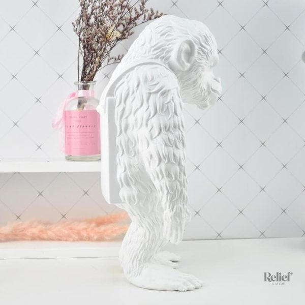 Statue de gorille de 36 cm pour décoration intérieure