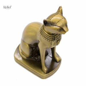 Statue égyptienne de Bastet en bronze