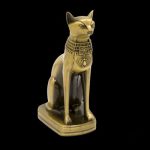 Décoration en bronze, statue Bastet ancienne