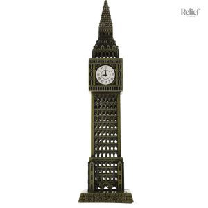 Statue Big Ben en métal, 18 cm de hauteur