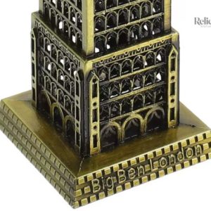 Sculpture en métal représentant le célèbre Big Ben