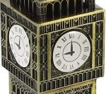 Décoration métallique de la tour horloge Big Ben, 18 cm