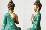 Statue Bouddhiste, Amitabha, décor zen, 23 cm