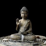 Statue Bouddha assis, symbole de paix et de sérénité