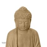 Art moderne : statue Bouddha en pierre