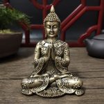 Statue Bouddha Femme en bronze 10 cm