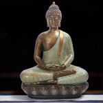 Statue bouddha 30 cm pour intérieur et extérieur