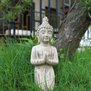 Figurine Bouddha 21 cm, idéale pour la décoration spirituelle
