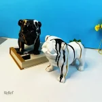 Figurine de chien Bouledogue Anglais, 21 cm