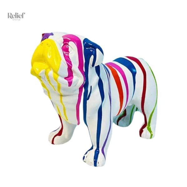 Statue de Bouledogue Anglais pour amateur de chiens