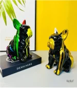 Statue de bouledogue pour collectionneur