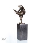 Statue en Bronze véritable, 28 cm de hauteur