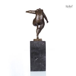 Sculpture moderne en Bronze, design d'équilibre
