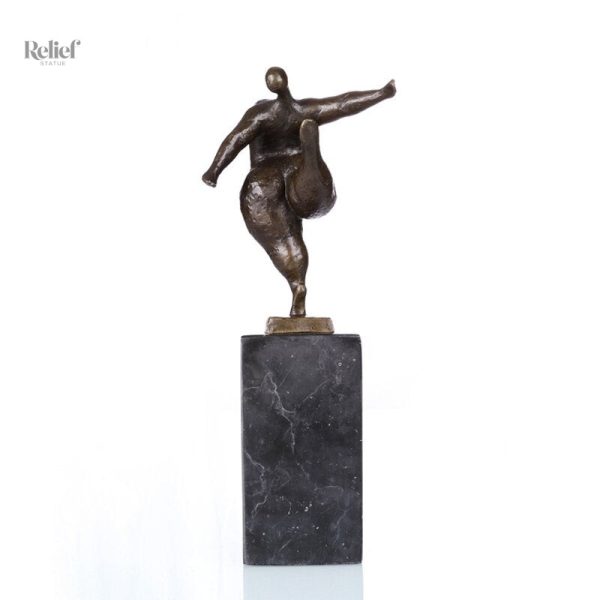 Sculpture décorative en Bronze, 28 cm d'harmonie visuelle